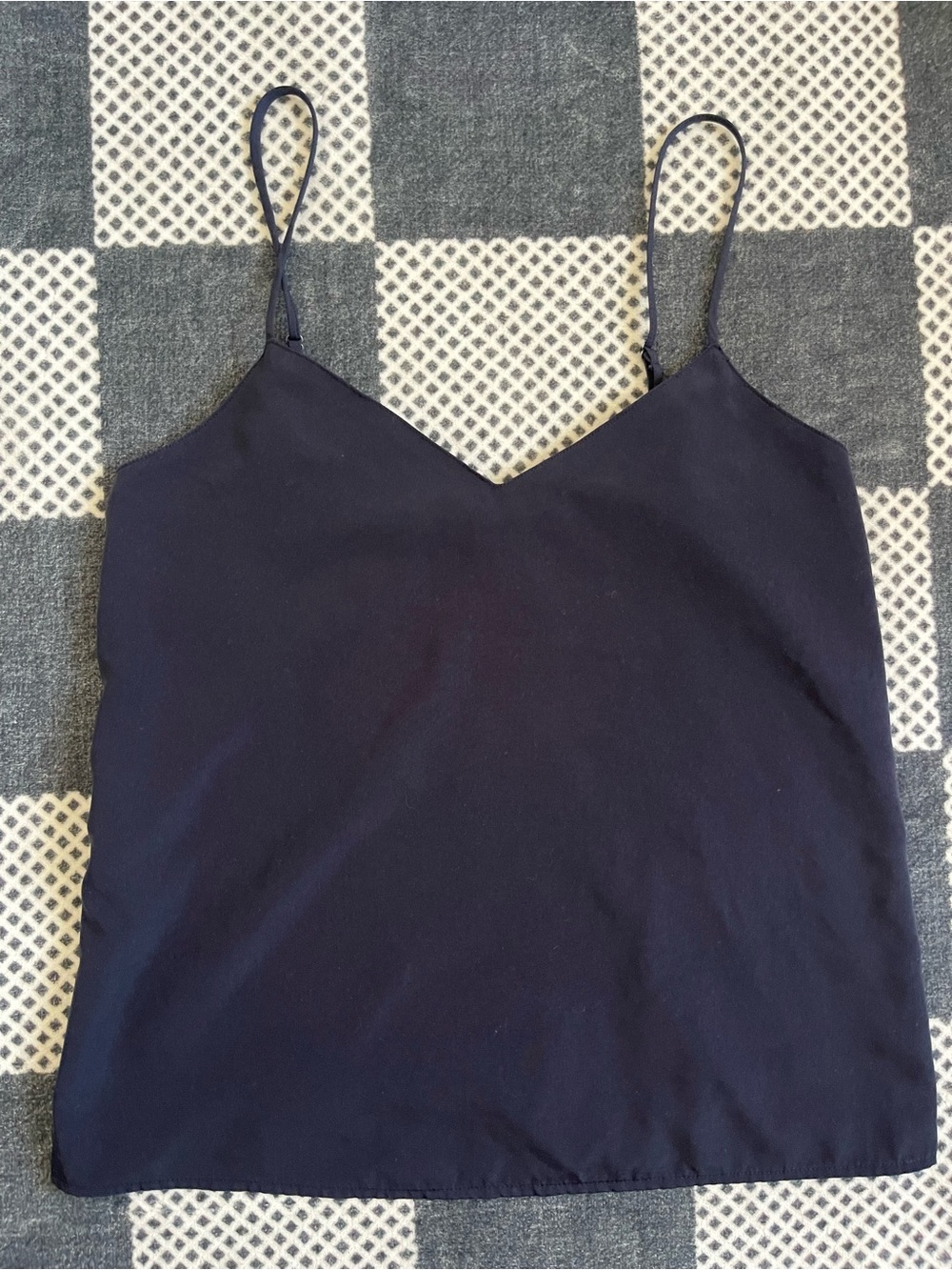 Scotch & Soda Navy Spaghetti-Strap V-Neck Cami